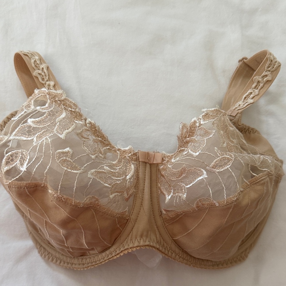 Prima Donna Nude Lace Underwire Full Bust Bra 32G 4D Unlined